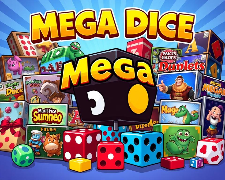 Hình ảnh Mega Dice với các trò chơi đa dạng