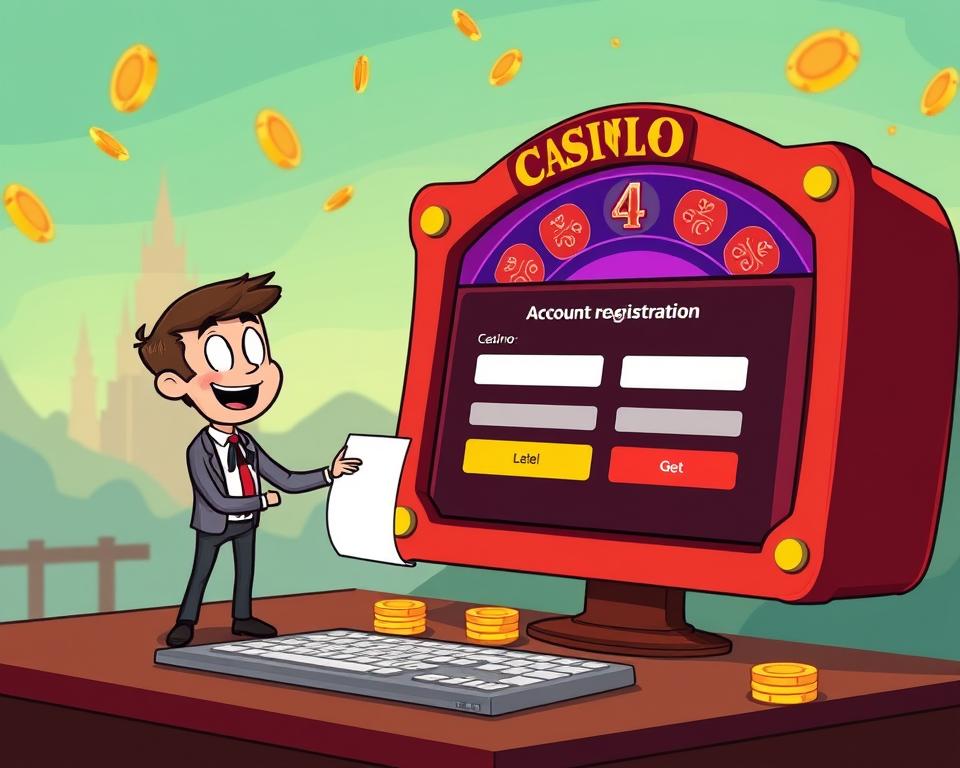 Tạo ảnh đại diện cho quá trình đăng ký tài khoản casino trực tuyến