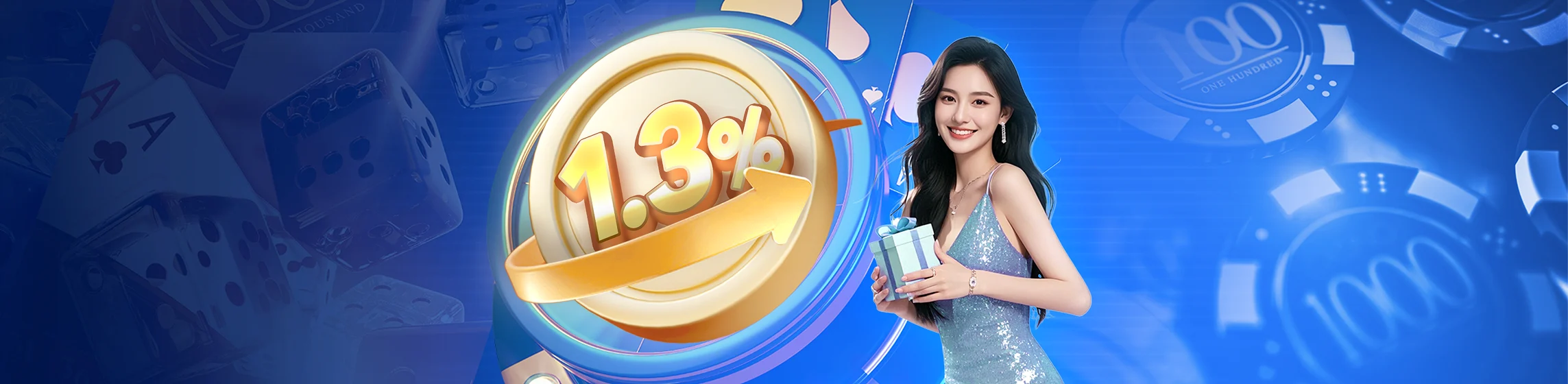 Hoàn trả 1.3%